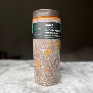 Owala OUT OF SIGHT 20 OZ Smoothsip Slider Camo Hunter theme coffee mug